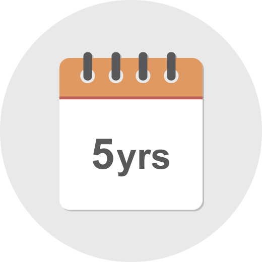 5 years